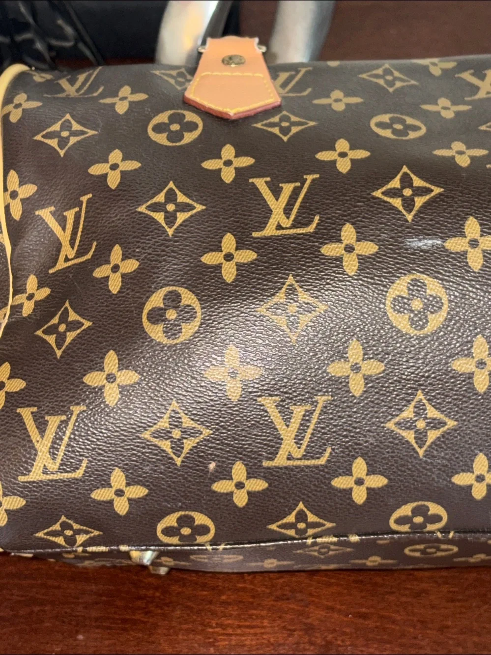Vintage Louis Vuitton Monogram Canvas Speedy 30 Handbag-Vintage & has some wear